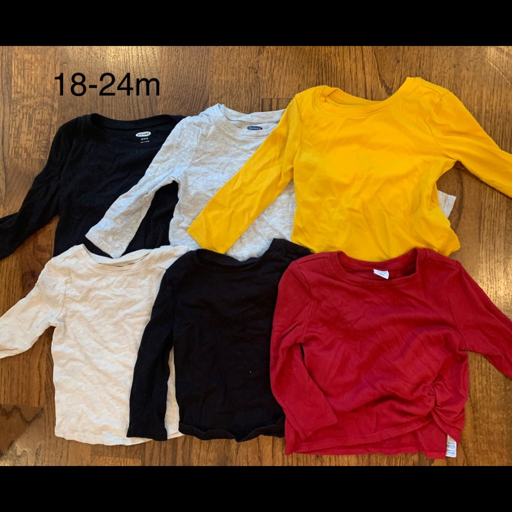 18-24m long sleeve shirts